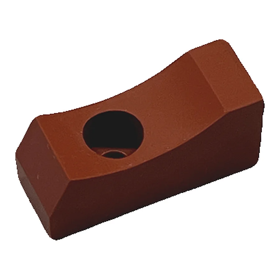 Gummiblock mit Durchgangsbohrung – Formteile von SDGummi